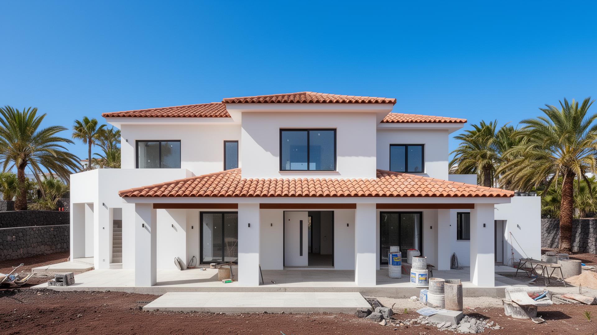 Villa in aanbouw door Renova Islas SC, Candelaria, Tenerife